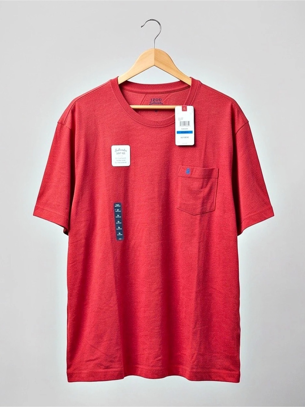 IZOD Saltwater Soft Tee Short Sleeve Tee in Red Size xl